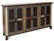 International Furniture Direct Antique Brown/Green/Light Brown 71" Console-0