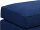 Elements International Erica Heirloom Blue Ottoman-2