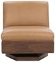 Classic Home Myla Tan Swivel Chair-2