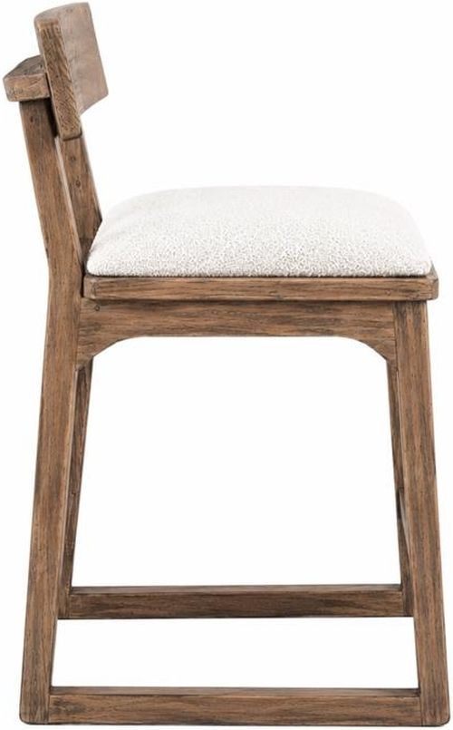 International Furniture Direct Balam Brown/Ivory Bar Stool-2