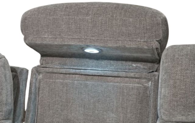 Signature Design by Ashley® Mixed Motion Shadow Power Reclining Sofa with Adjustable Headrest-4