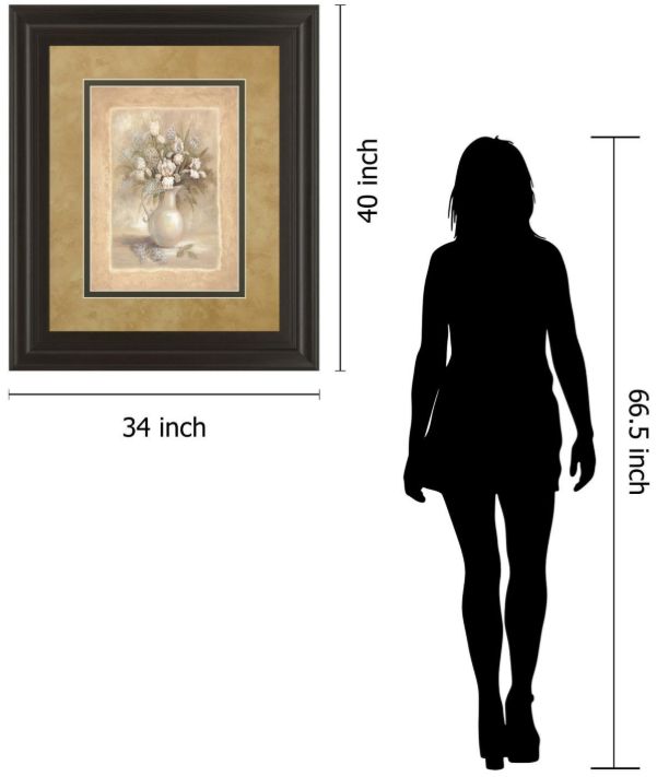 Classy Living Vivian Flasch White Bounty I 40" Wall Art-2