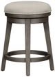 Liberty Furniture Modern Farmhouse Dusty Charcoal/Gray Console Swivel Stool-3
