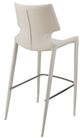 VIG Furniture Modrest Hayes 2-Piece Stainless Steel/White Bar Stool Set-4