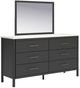 Signature Design by Ashley® Cadmori Black Dresser and Mirror-0