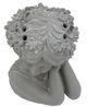 A & B Home Gray Decorative Head Bust Statue-4