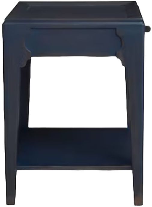 Bassett® Furniture Mayfair Adriatic Blue Bedside Table -2