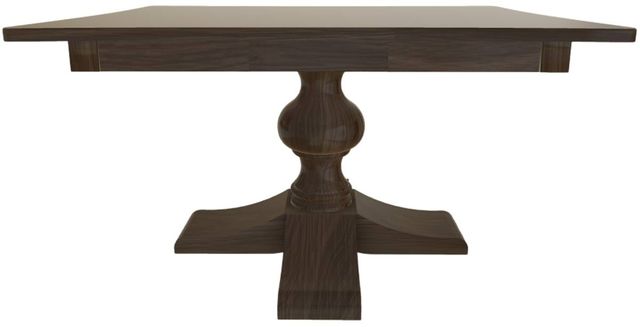 Mavin Customizable Concave Extendable Dining Table with 12" Leaf-1