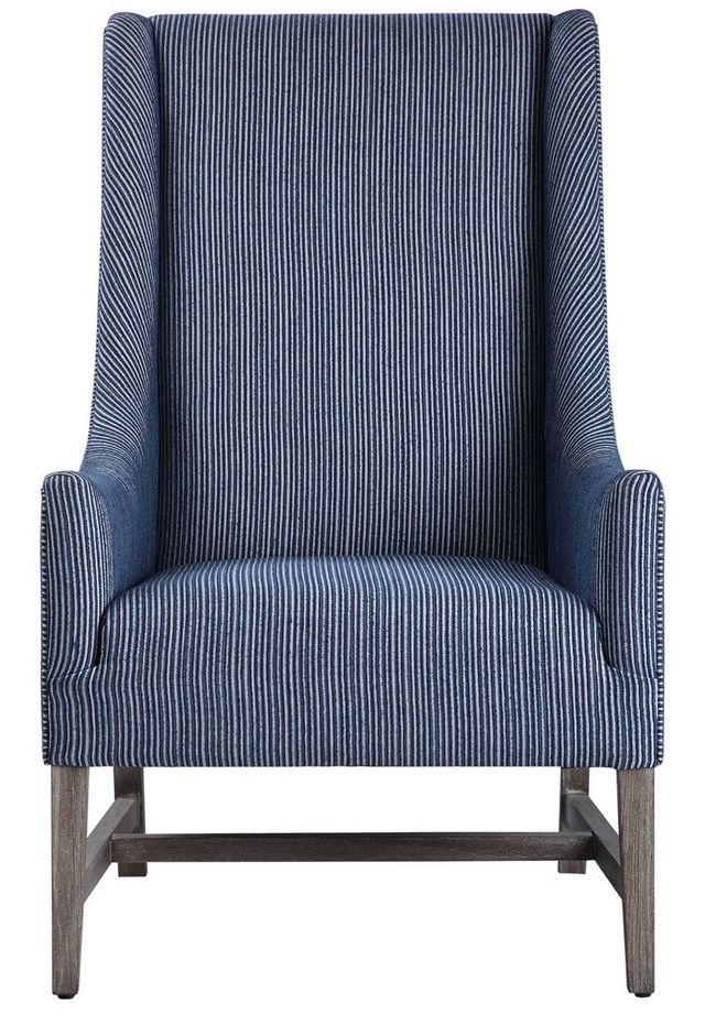 Uttermost® Galiot Blue Accent Chair-3