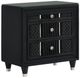 Crown Mark Armany Black Nightstand-0