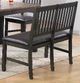 ECI Furniture Ashford Black/Brown/Distressed Bench-0