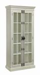 Coaster® Toni Antique White 2-Door Tall Cabinet-0