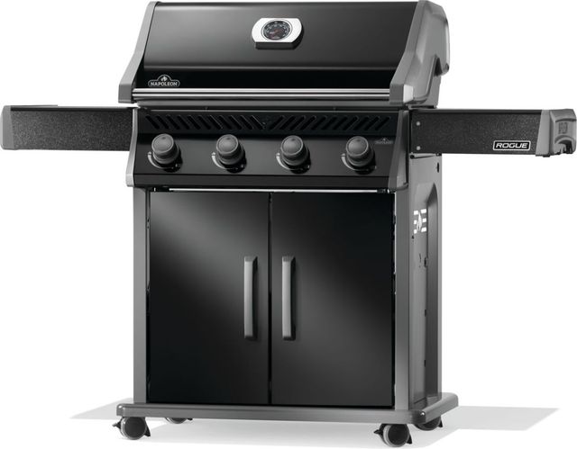 Napoleon Rogue® 525 4-Burner Black/Stainless Steel Freestanding Natural Gas Grill-4