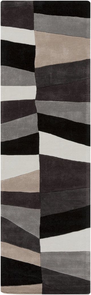 Surya Cosmopolitan Charcoal 3'x8' Runner Rug-0
