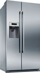 Bosch® 300 Series 20.2 Cu. Ft. Stainless Steel Counter Depth Side By Side Refrigerator-2