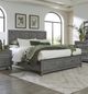 Homelegance® Garretson Gray Eastern King Platform Storage Bed-0