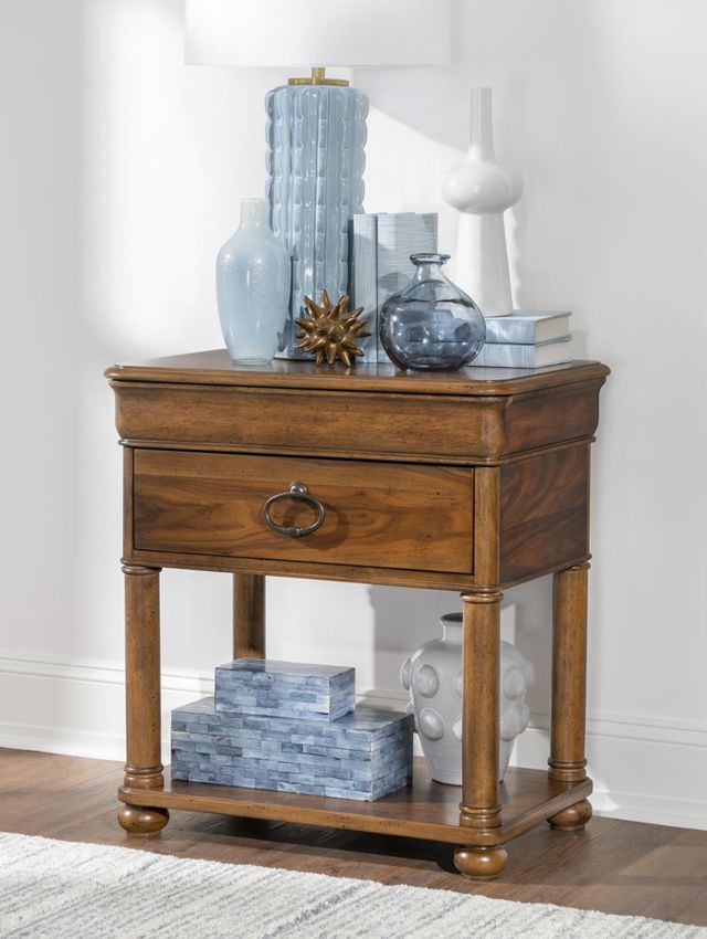 Legacy Classic Echelon Heritage Walnut Open Nightstand-2