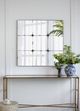 A & B Home Antique Silver Panel Mirror-4