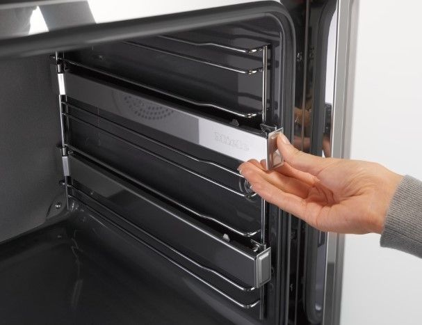 Miele 23.6" Stainless Steel FlexiClip Telescopic Oven Runners-1