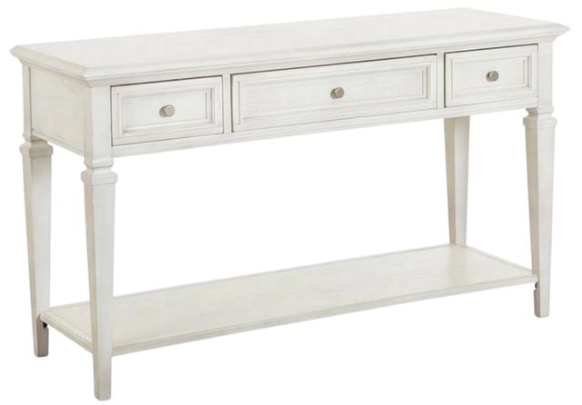 Magnussen Home® Newport Alabaster Sofa Table-0