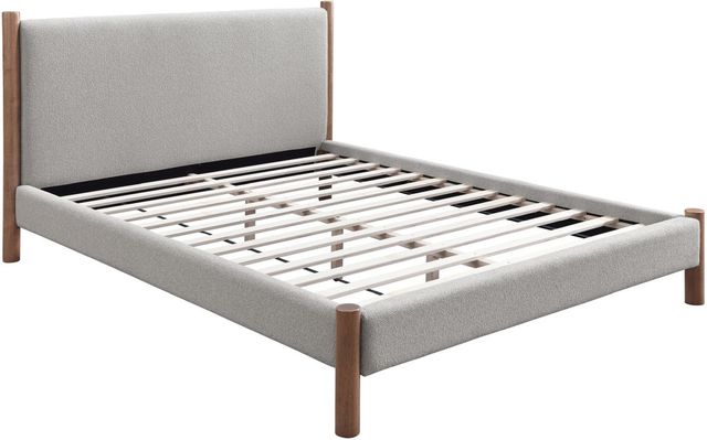 Worldwide Homefurnishings Inc. Zoran Mushroom 60" Queen Platform Bed-0
