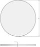 Amisco Customizable Gemma 42" Round Pub Table with 1" Birch Veneer Top-1