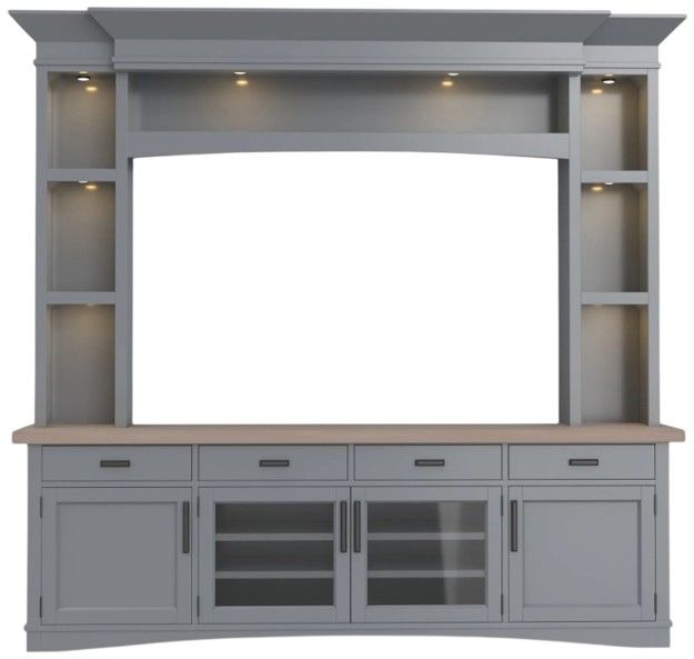 Parker House® Americana Modern Dove Entertainment Center-0