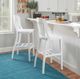 Linon Norman 2-Piece White Bar Stool Set-1