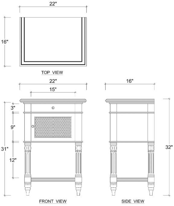 Bramble Customizable Montego End Table-1