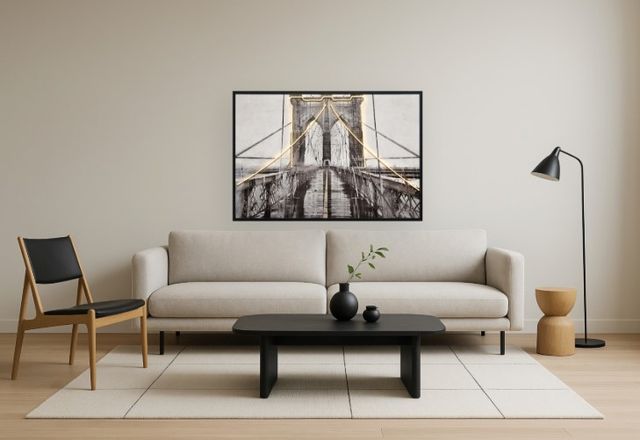 Classy Living Luminous Crossing Wall Art-1