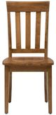 Jofran Inc. Simplicity Honey Slatback Side Chair-2