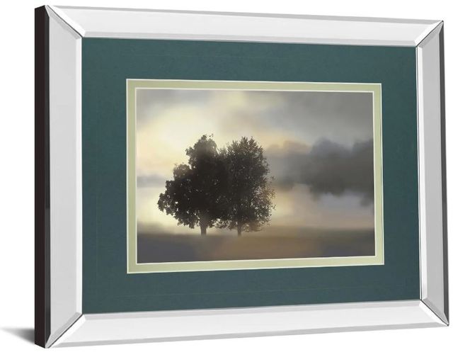 Classy Art Misty Morning by Nan Mirror Framed Wall Art-1