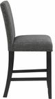 Global Furniture USA D1622 2-Piece Black Bar Stool Set-4
