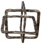 A & B Home Antique Gold Aluminum Square Links-1