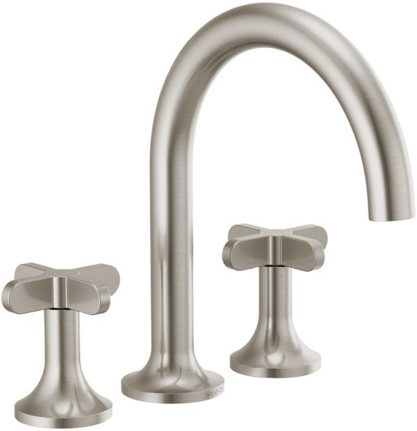 Brizo Odin® Brilliance® Brushed Nickel Roman Tub Faucet - Less Handles-0