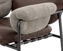 YHD Hrieya Sepia Brown Accent Chair-1