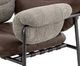 YHD Hrieya Sepia Brown Accent Chair-1