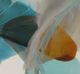 Stylecraft Beta Blue Blue-Green/ Light Gray Wall Art -1