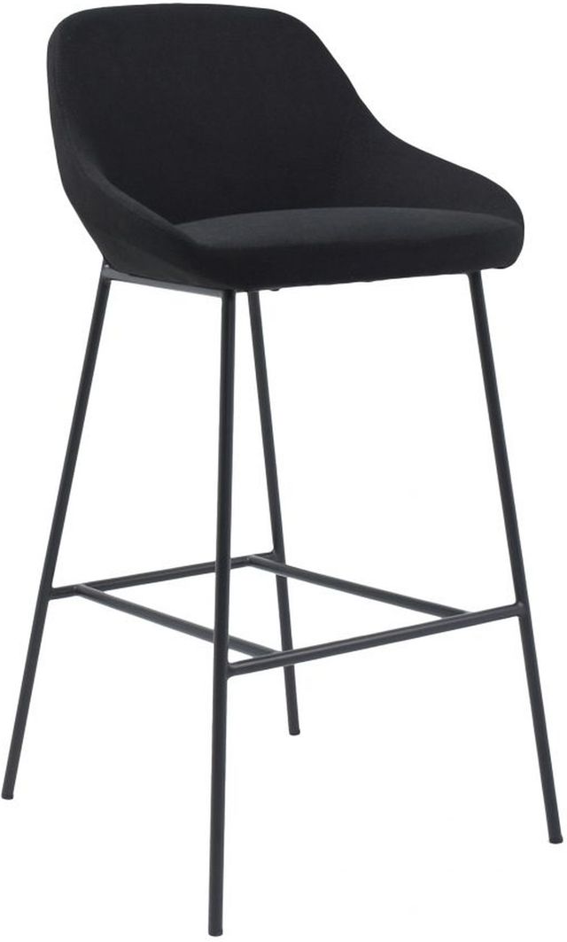 Moe's Home Collection Shelby Black Barstool-0
