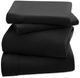 Olliix by Peak Performance Black Full 3M Scotchgard Micro Fleece Sheet Set-0