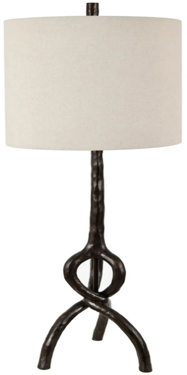 Crestview Collection Twisted Root Black Table Lamp Set-0