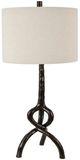Crestview Collection Twisted Root Black Table Lamp Set-0