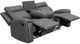 Steve Silver Co. Gaston Gray Manual Reclining Sofa with Drop-Down Console-1