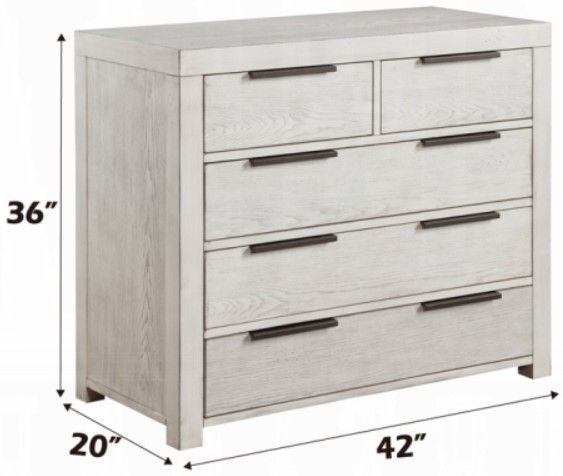 ACME Furniture Celerina Weathered White Chest-2