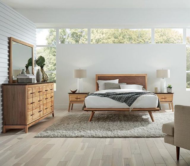 Whittier Wood® Furniture Addison Duet 70" Low Dresser-1