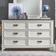 Liberty Furniture Allyson Park Charcoal/Wirebrushed White 58" Dresser-0