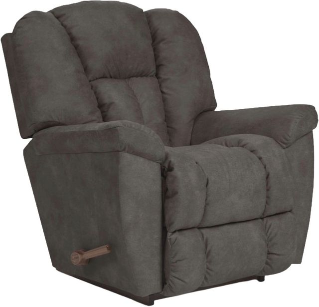 La-Z-Boy® Maverick Smoke Manual Rocking Recliner-0