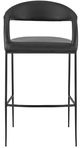 Armen Living Ramona Black Counter Stool-1