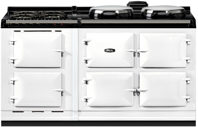 AGA™ Classic R7 160 63" White Pro Style Dual Fuel Range-0