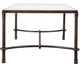 Uttermost® Warring Glass Top Coffee Table with Rustic Bronze Frame-4